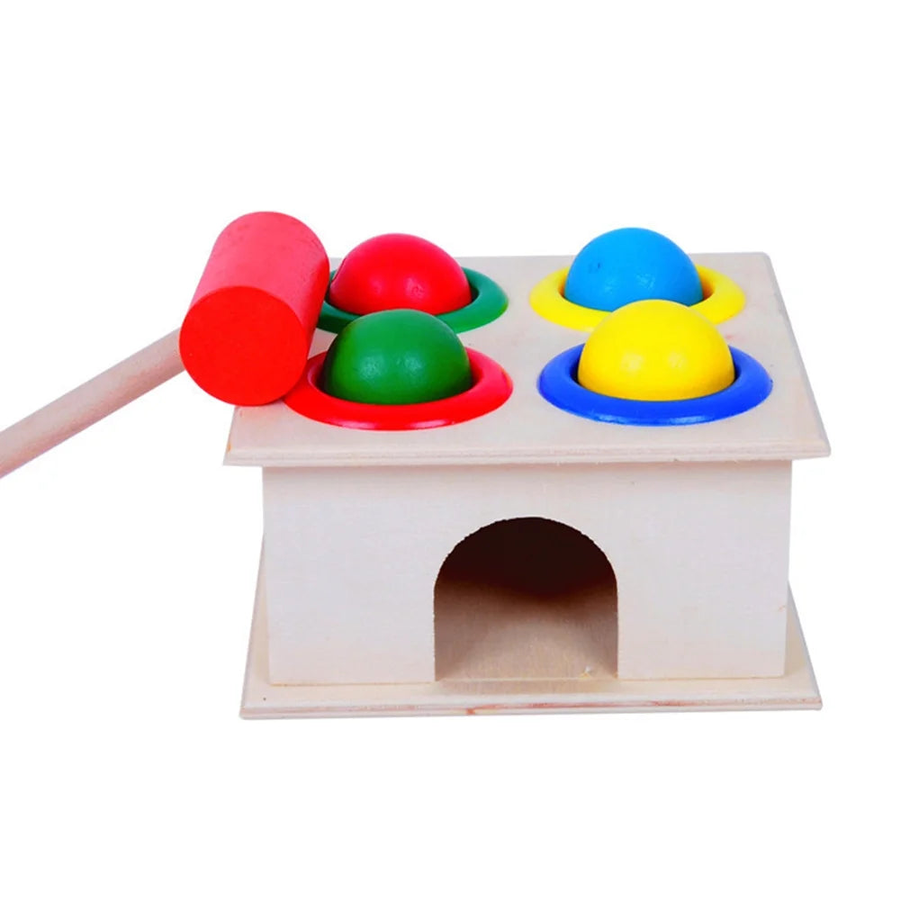 Wooden Hammer Balls Educational Toy Q92766