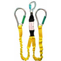 2 Leg Nylon Web Lanyard with Carabiner, 6 ft S19070
