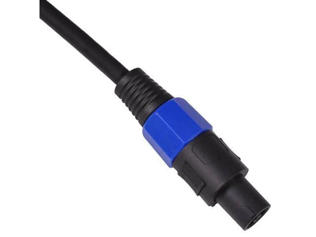 4 Pack 50 Foot Banana to Speakon Speaker Cables 12 Gauge 2 Conductor Black D125775