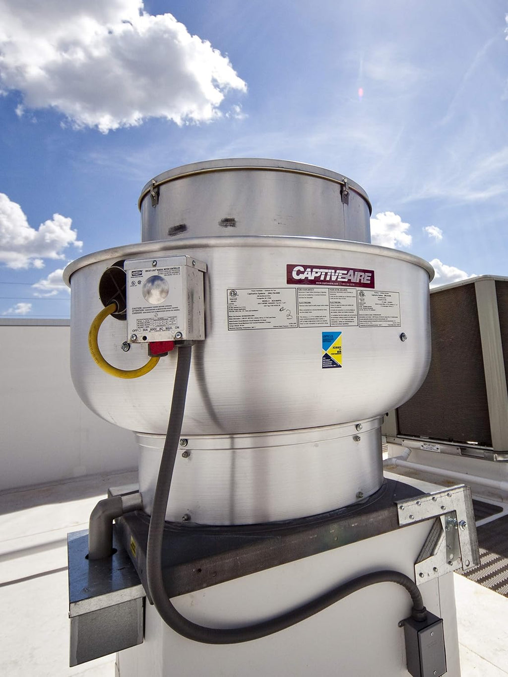 19 Fan Base Centrifugal Upblast Exhaust Fan with Speed Control K59710