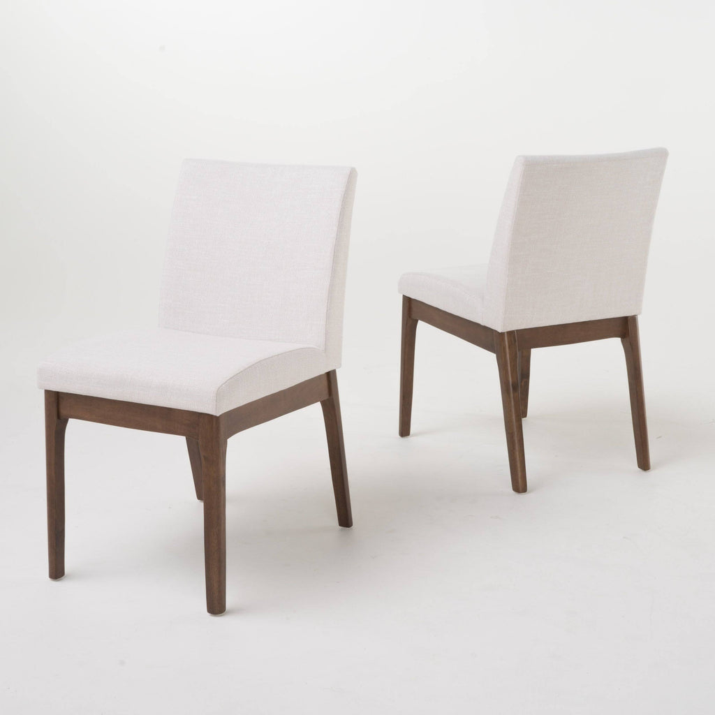 Light Beige/Oak Dining Chair Set of 2 J4575