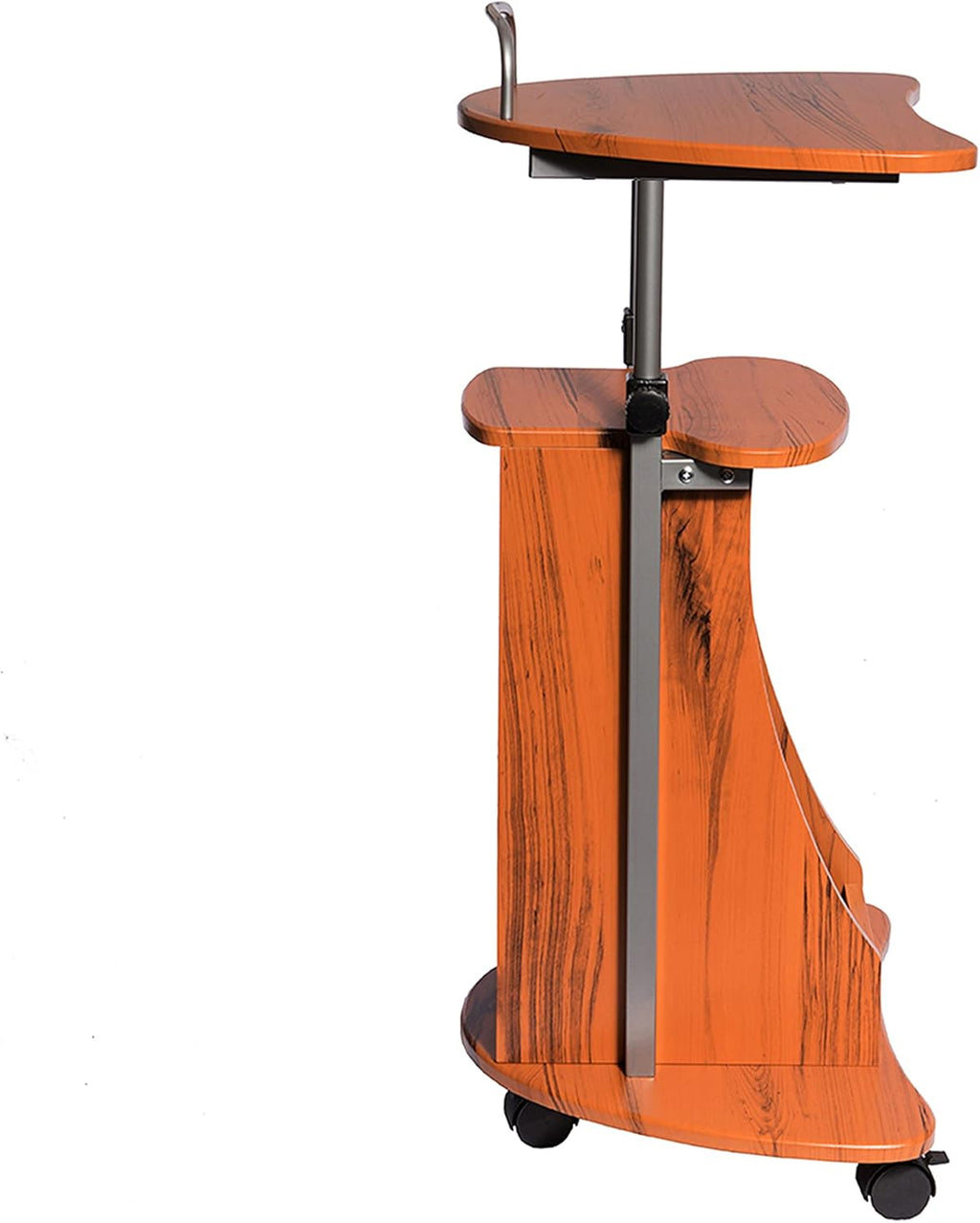 Adjustable Height Laptop Cart With Storage R837