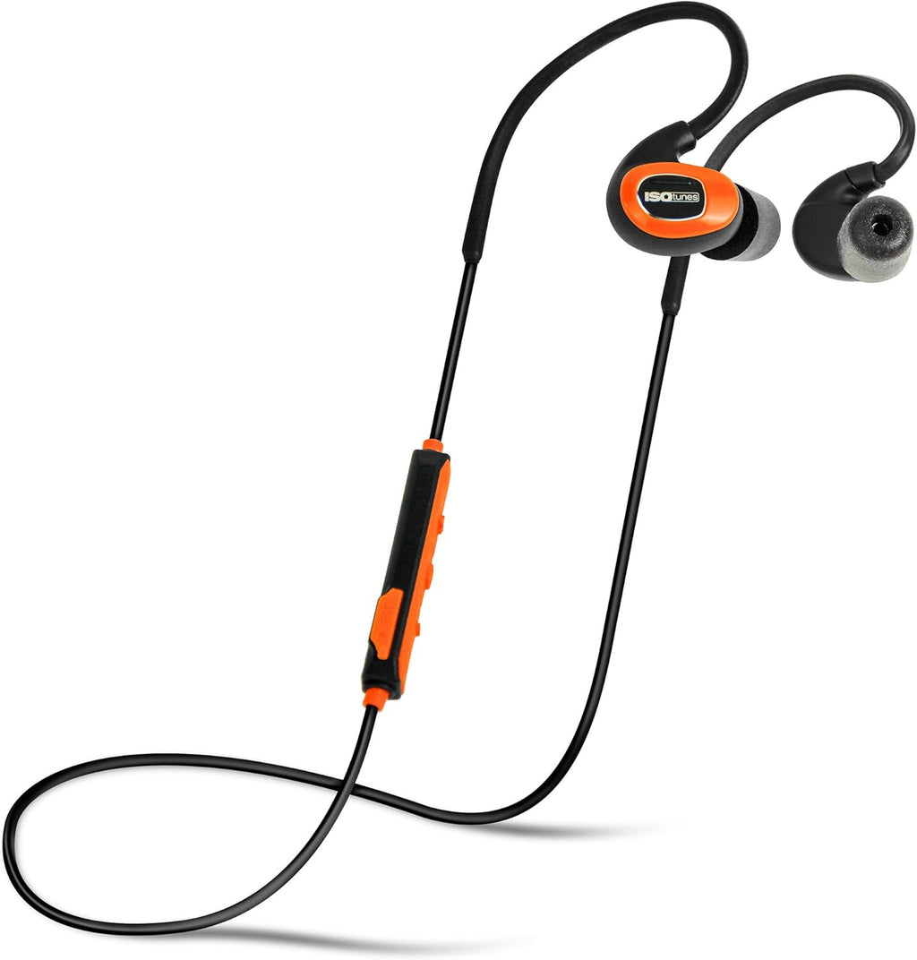 Matte Black Bluetooth Earplug Headphones with Noise Cancelling Mic H696685