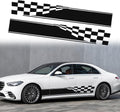 2pc Black Car Vinyl Decals Stickers M438