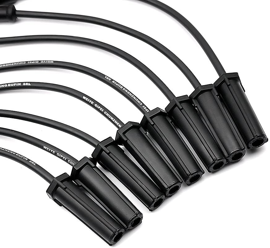 Spark Plug Wire Set (16pcs) Spark Plugs (8pcs) Spark Plug Wires (8pcs) Pack of 2 N5045