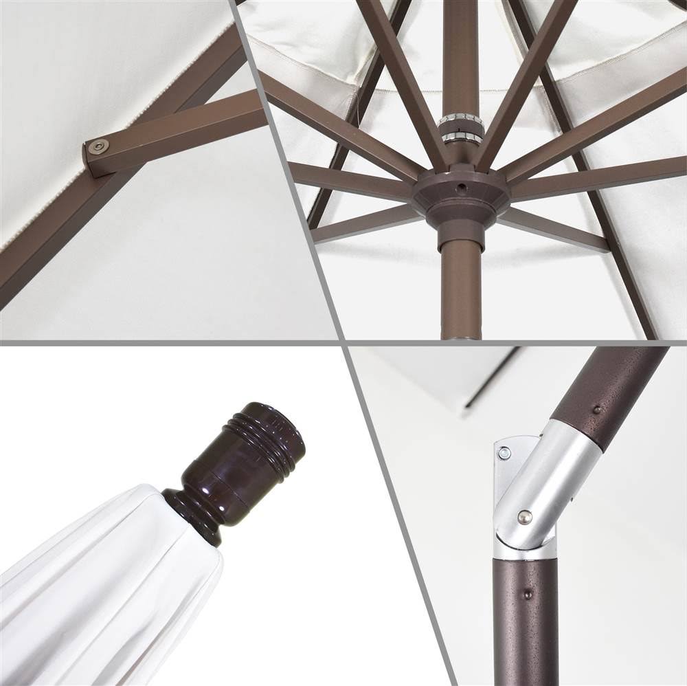 9& Aluminum Market Umbrella Auto Tilt R31922