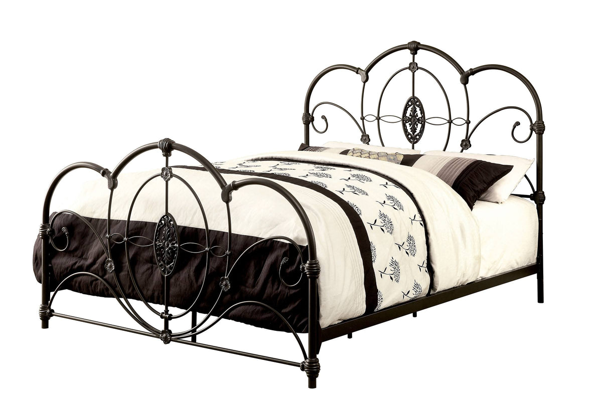 Black Metal Full Bed W919