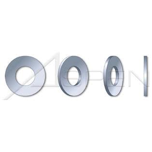 50 lb #10 Flat Washers Steel Zinc R8023