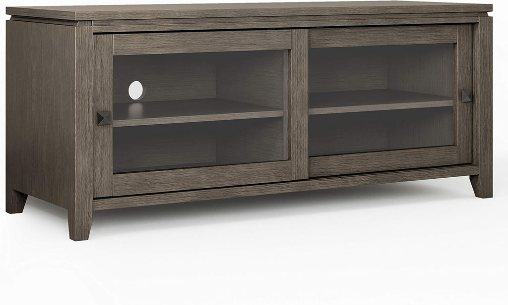 Black Wood TV Media Stand Z9176