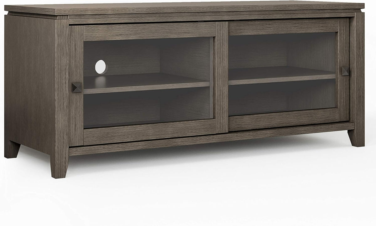 Black Wood TV Media Stand Z9176