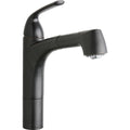 Oil Rubbed Bronze Pull Out Single Handle Kitchen Faucet W11555