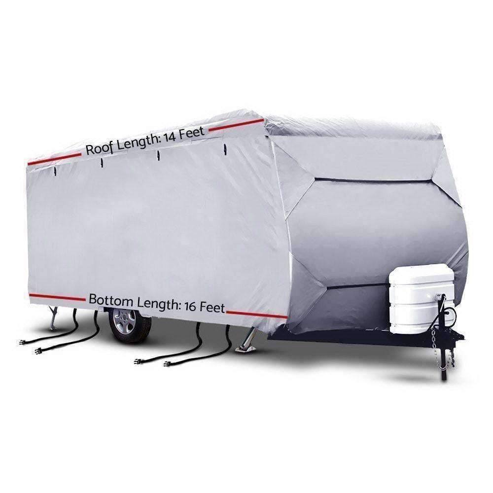 14-16ft Caravan Cover Campervan 4 Layer UV Water A35523