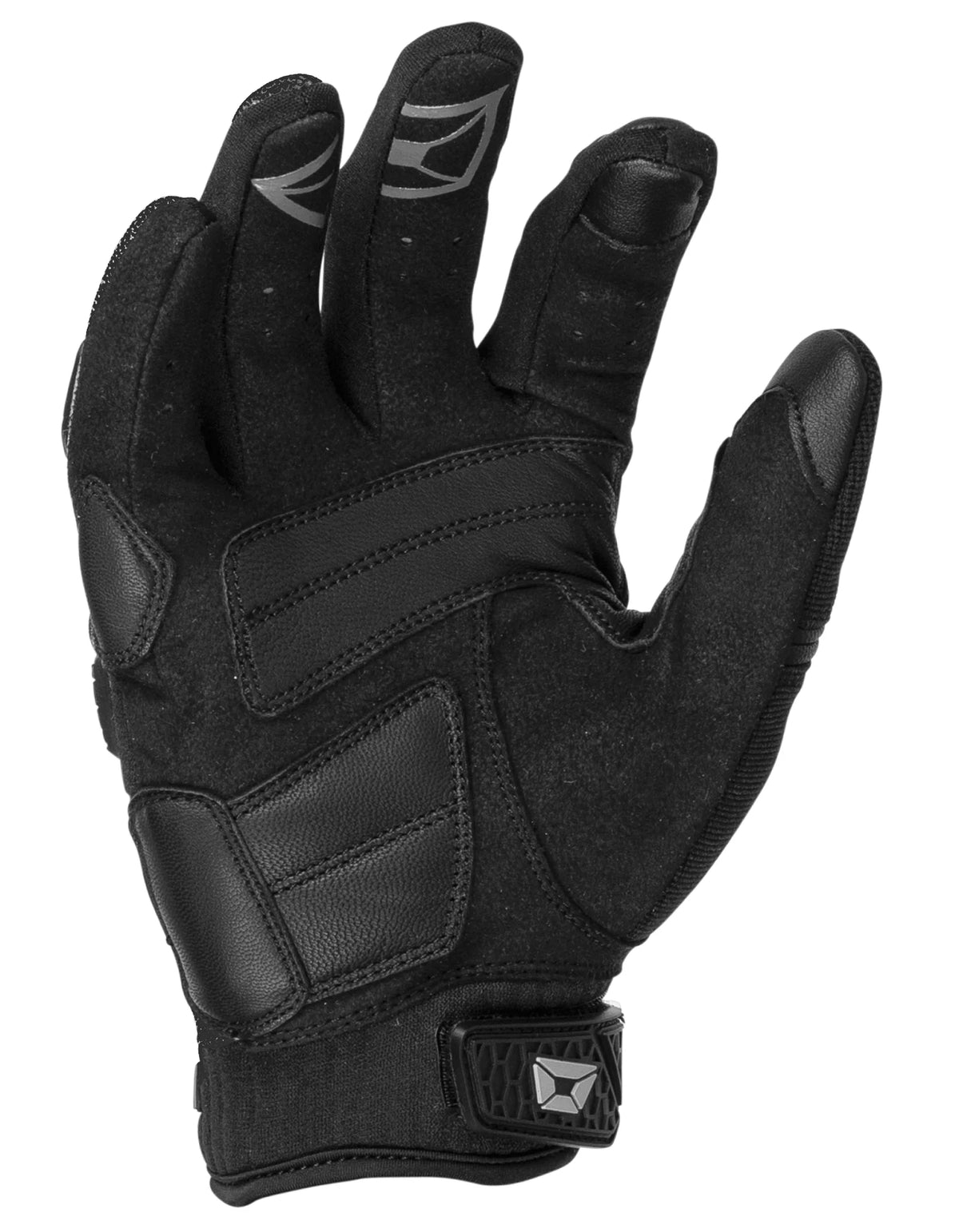 Black Textile Motorcycle Gloves D223286