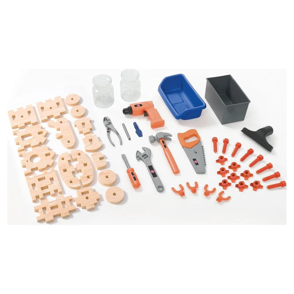 50 Piece Plastic Kid Tool Bench Playset L7930