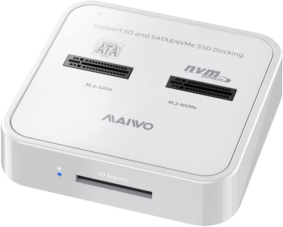 2 Bay M.2 NVMe SATA Dual Protocol Docking Station with USB3.1 GEN2 A79522