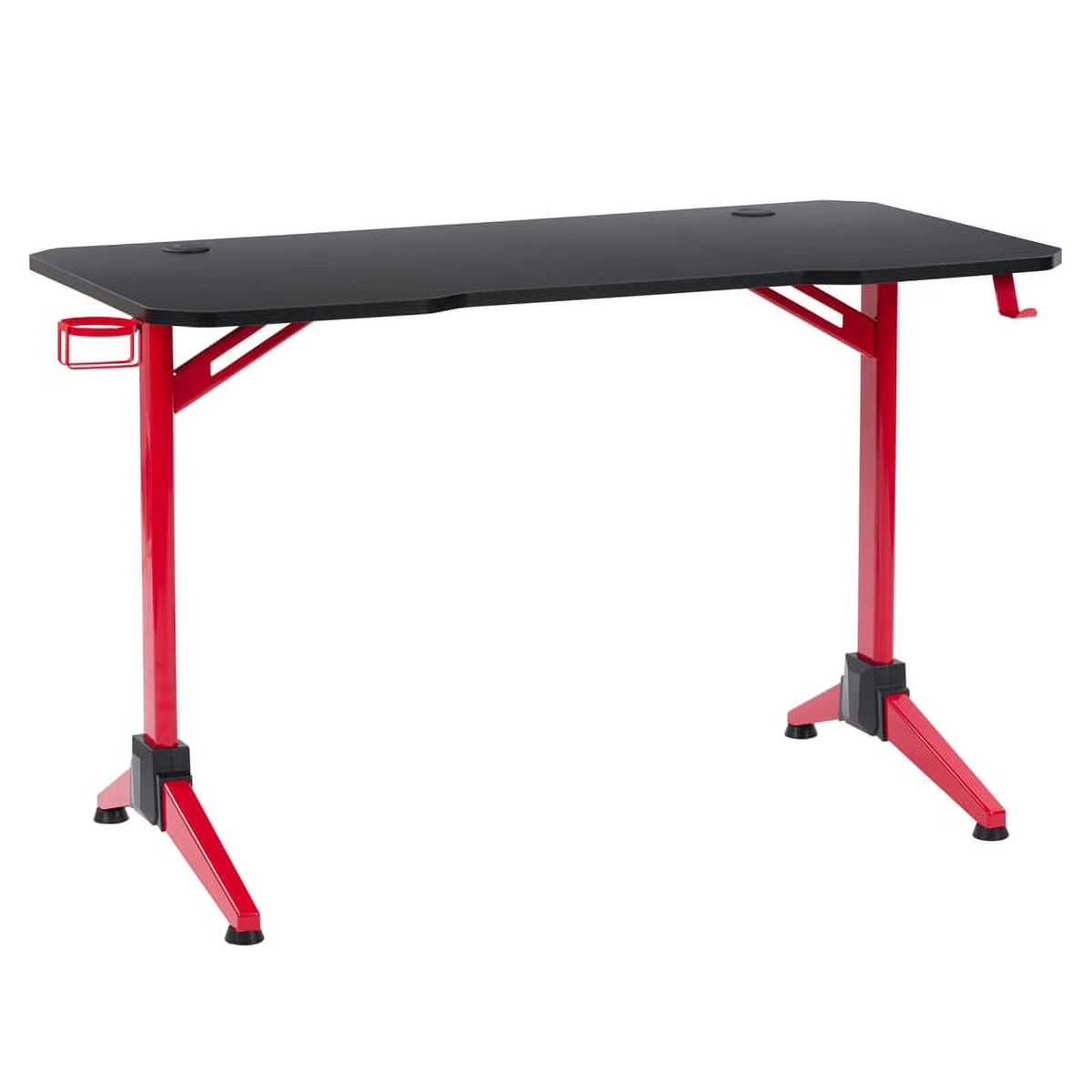 Black and Red Engineered Wood Gaming Desk W570779