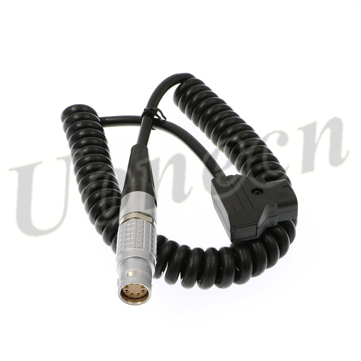 Coiled Camera Power Cable 8 pin Female to Dtap Pack of 2 H48984