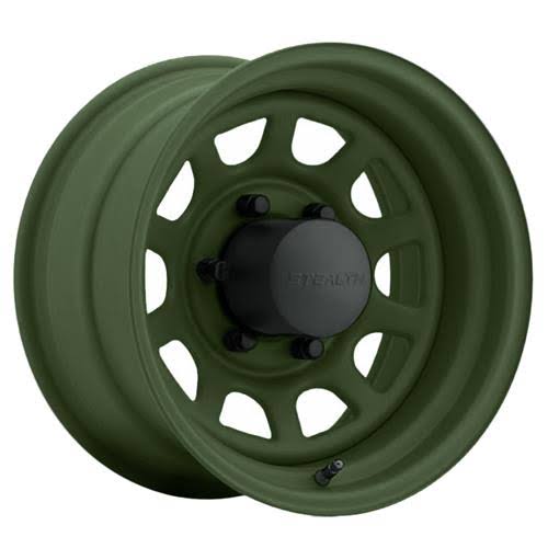 17x8 8x165.10mm|8x6.5 inch Camo Green Wheels Y185
