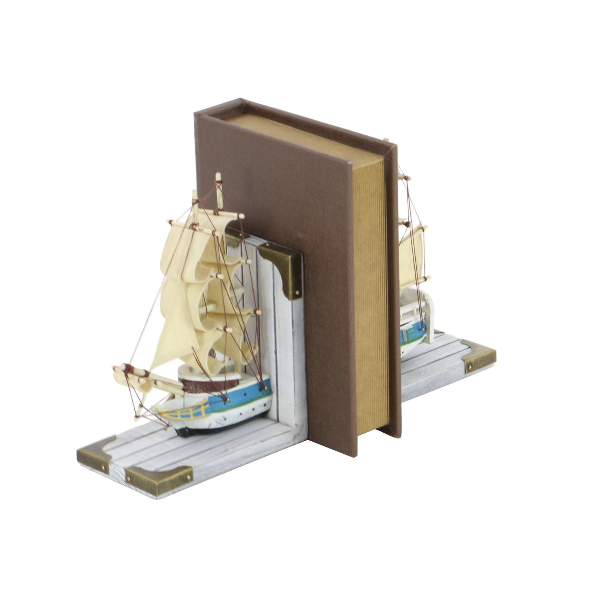 Nautical Trade Ship Book Ends K16139