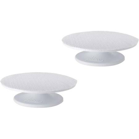 White Revolving Cake Stand (2 Pc) Y44382