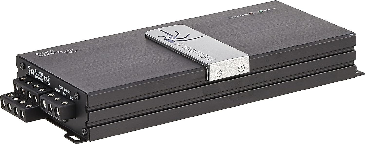 Gray 4-Channel Class D Amplifier I120
