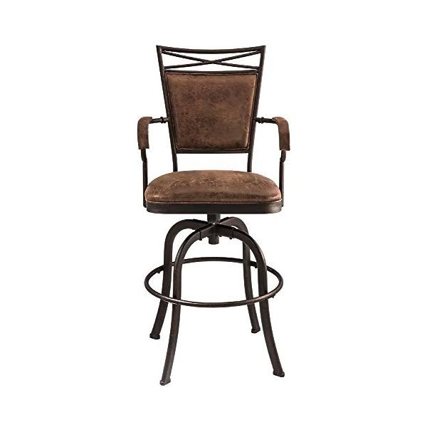 Swivel Tilt Counter Stool, Aged Bronze Finish V924