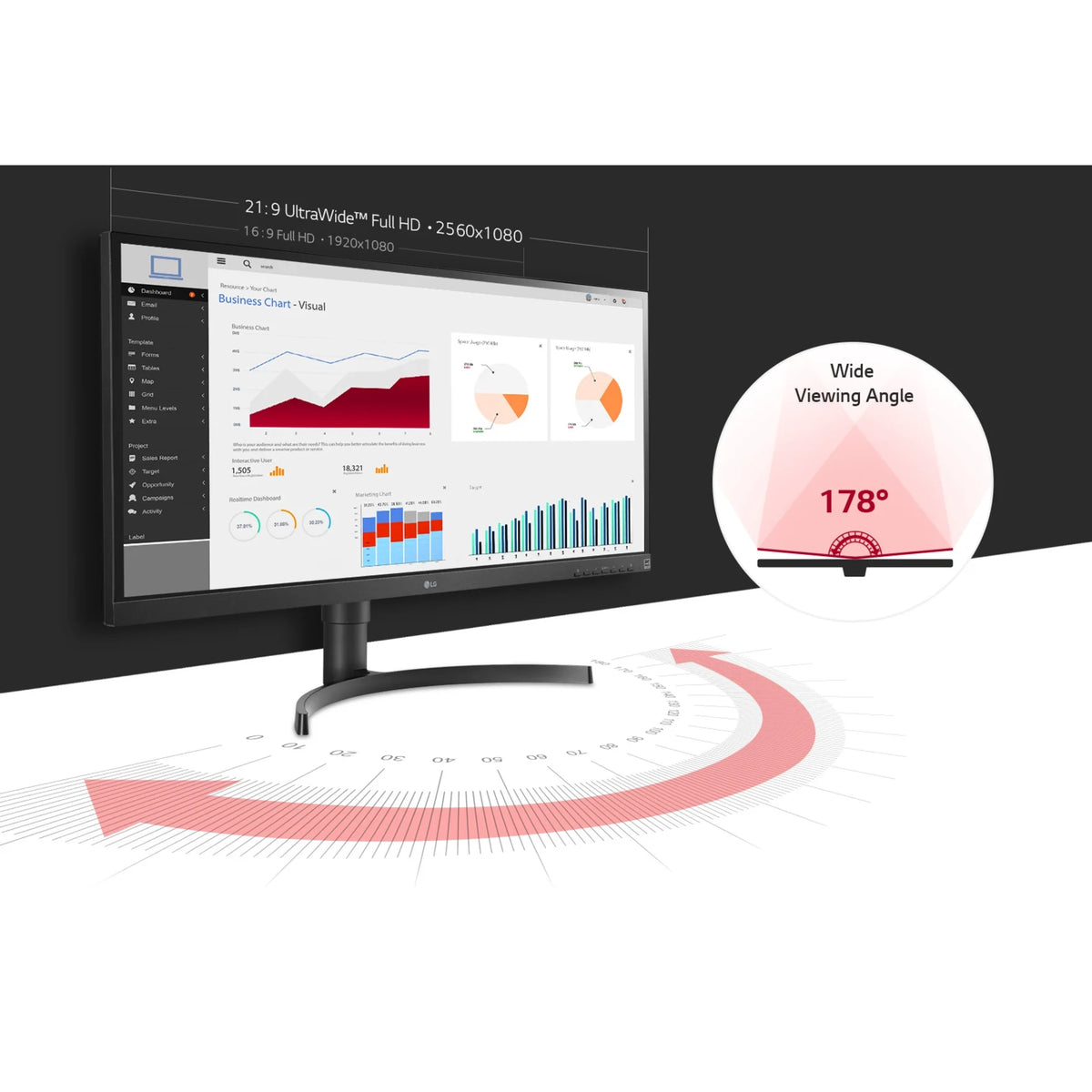 34 Lg Fullhd 2560x1080 Ultrawide Ips Led Monitor Y201