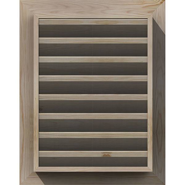 Primed Vertical Gable Vent O9818