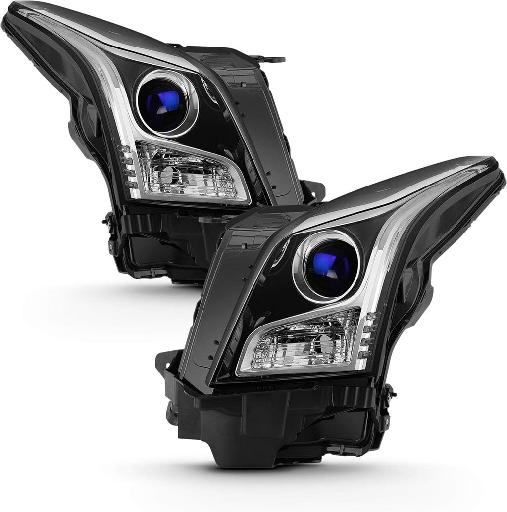 Projector Chrome Headlights Pair for Cadillac ATS Sedan P3018