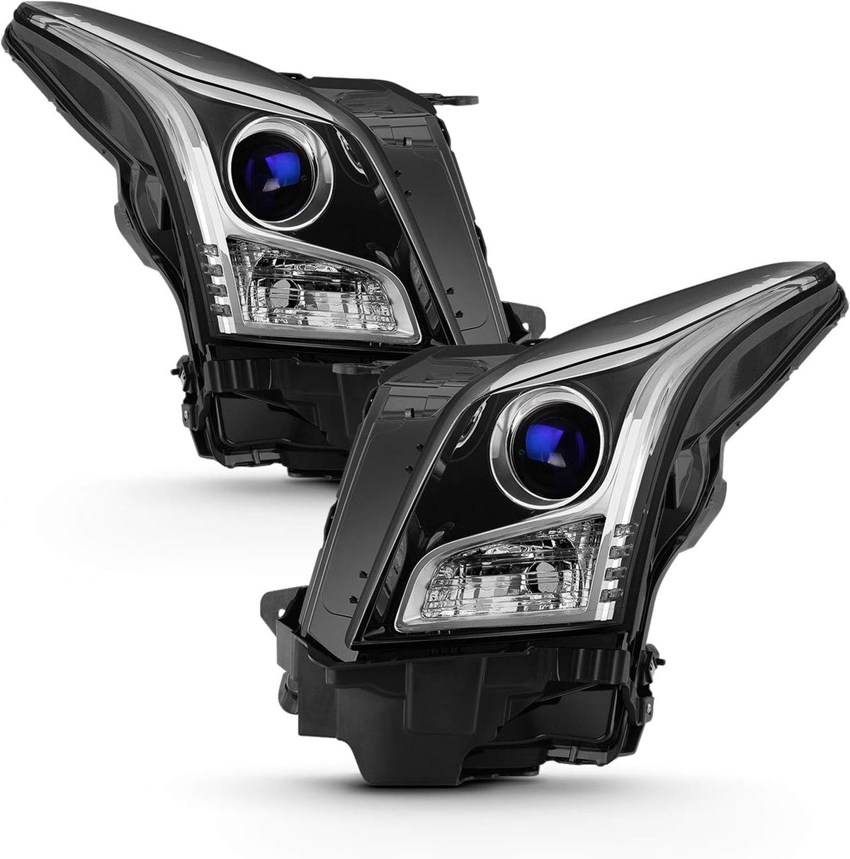 Projector Chrome Headlights Pair for Cadillac ATS Sedan P3018