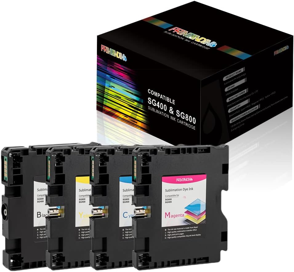 Sublimation Ink Cartridges for Sawgrass SG400 SG800 Printer O620620