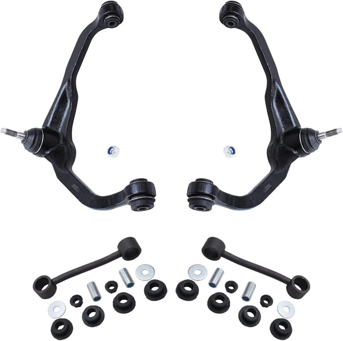 Front Upper Control Arm with Ball Joint and Sway Bar 4pc Set Y840