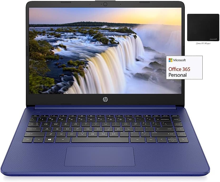14 HD Laptop, AMD Dual-Core CPU, 8GB RAM, 192GB Storage, Webcam, Blue T32762