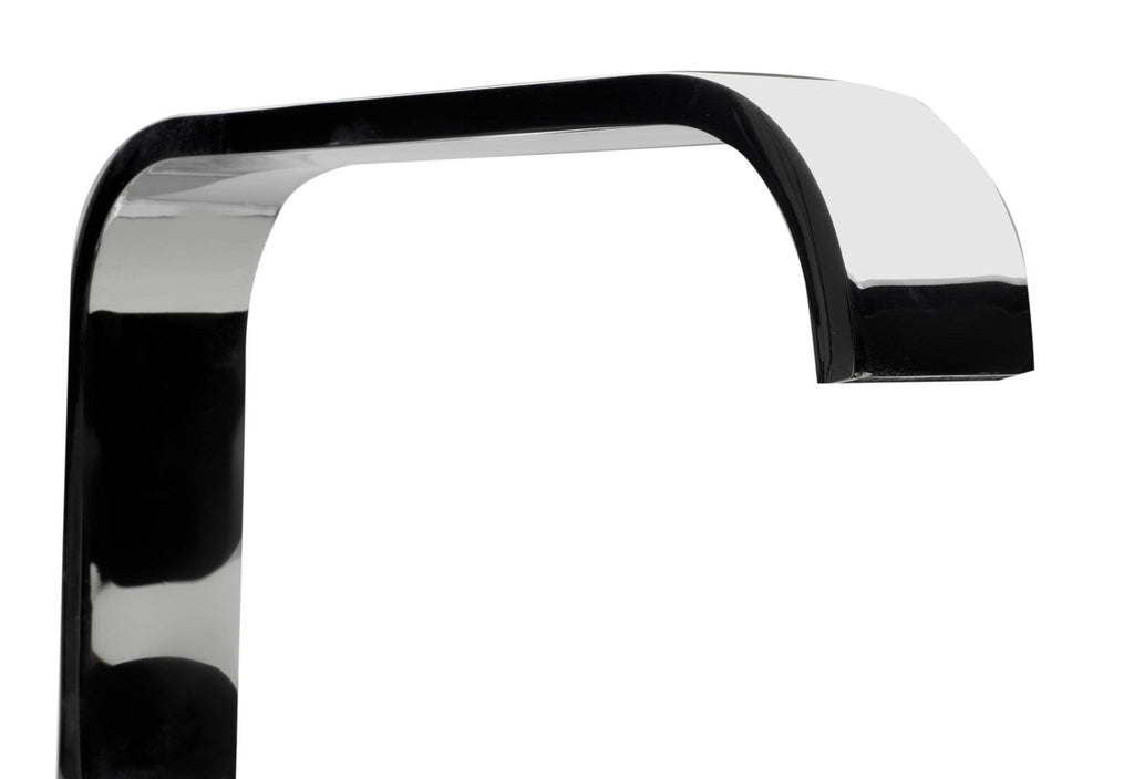 Polished Chrome Single Lever Floor Mounted Tub Filler Mixer with Hand Held Shower Head O33182