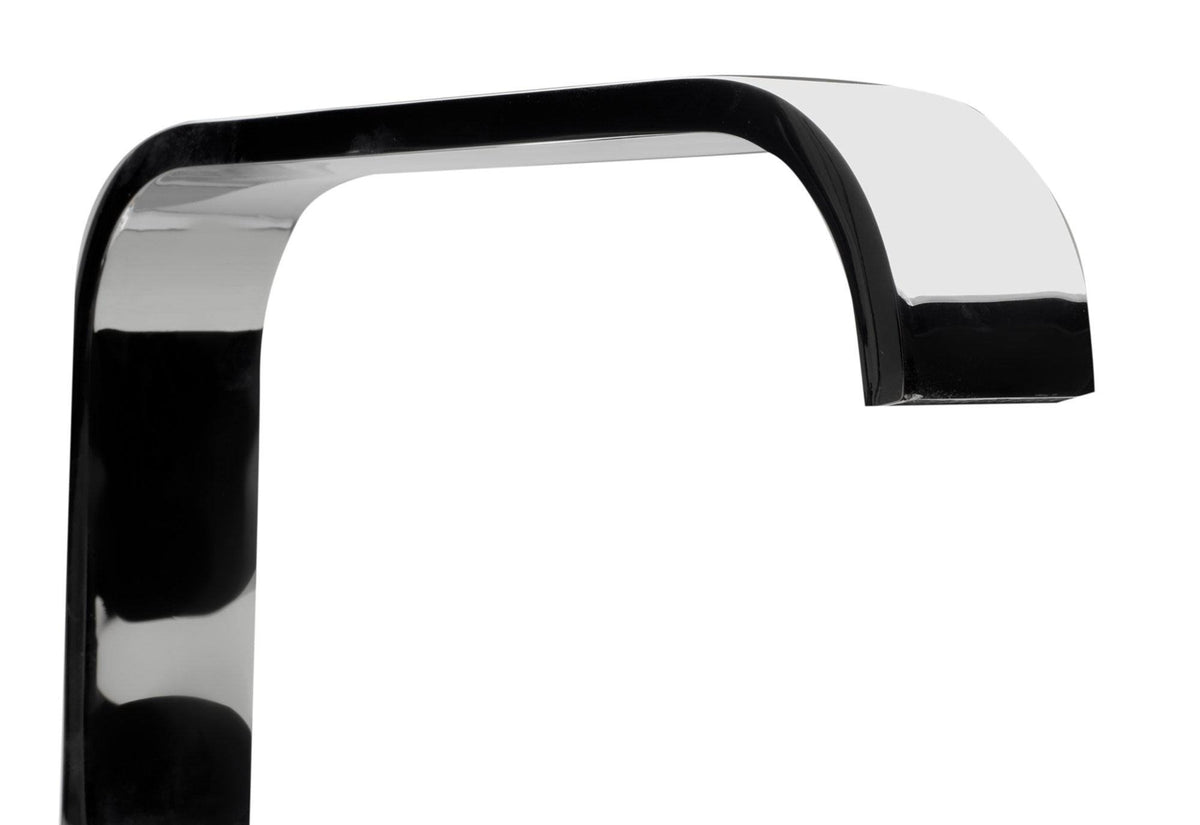 Polished Chrome Single Lever Floor Mounted Tub Filler Mixer with Hand Held Shower Head O33182