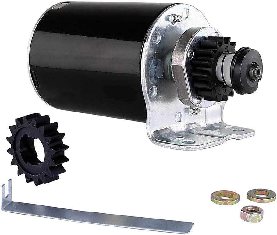 NEW STARTER MOTOR COMPATIBLE WITH GENERAC GENERATOR SET V-TWIN ENGINE 16 TOOTH Pack of 2 F3308