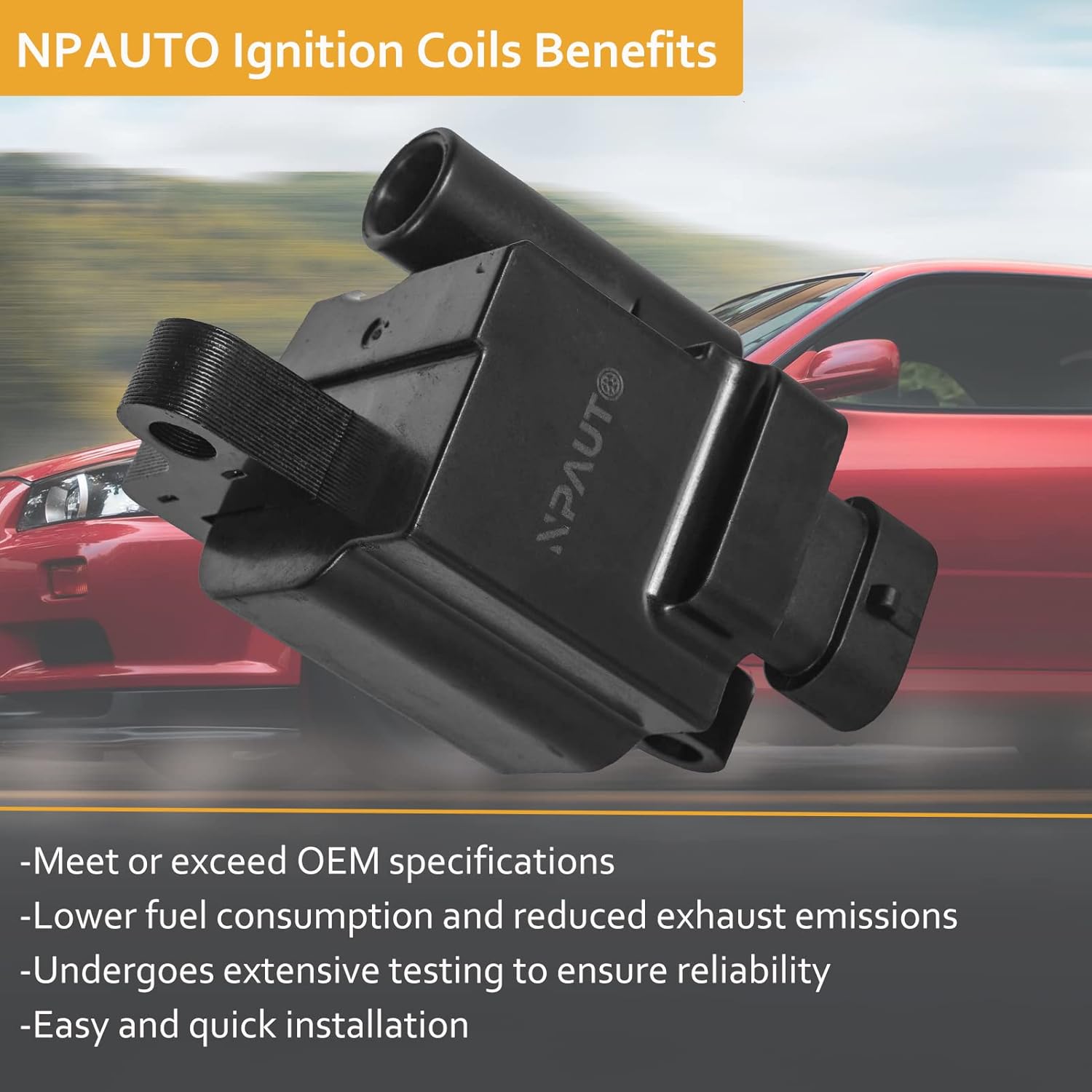 Square 8pc Ignition Coil Pack A93991