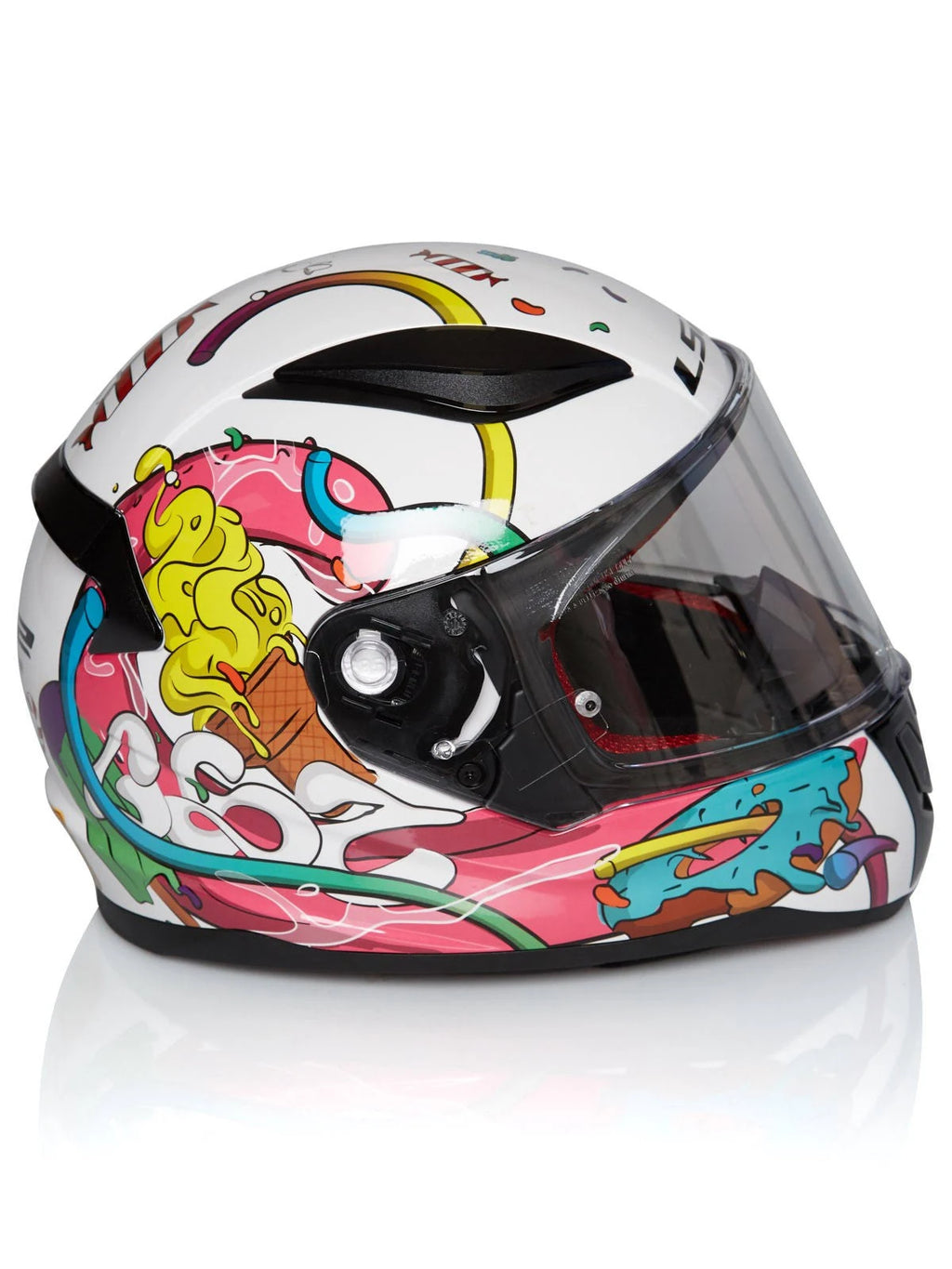 White / Pink Helmet Size S G7242