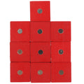 10pcs Wooden Magnetic Cubic Blocks Building Toy W133