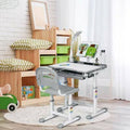 Gray Art Desk and Chair Set Q8642