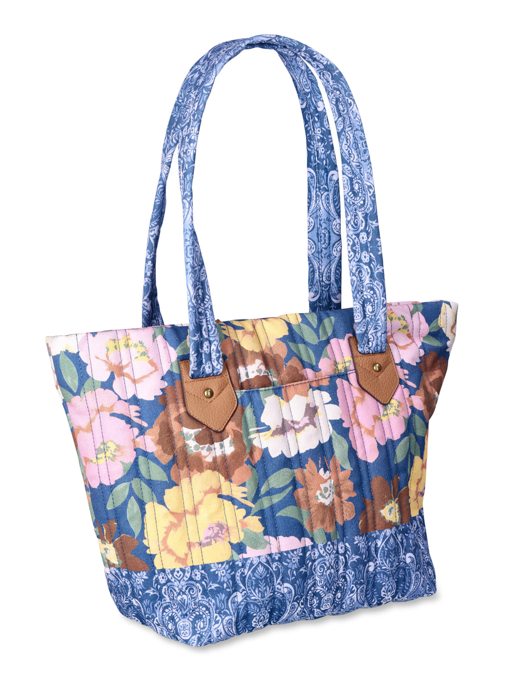 Dark Denim Quilted Print Tote N97929