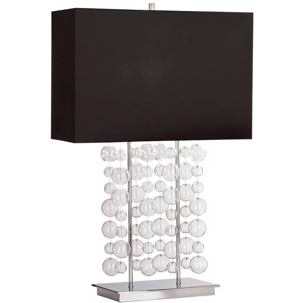 Clear Bubble Cascade Table Lamp R9058