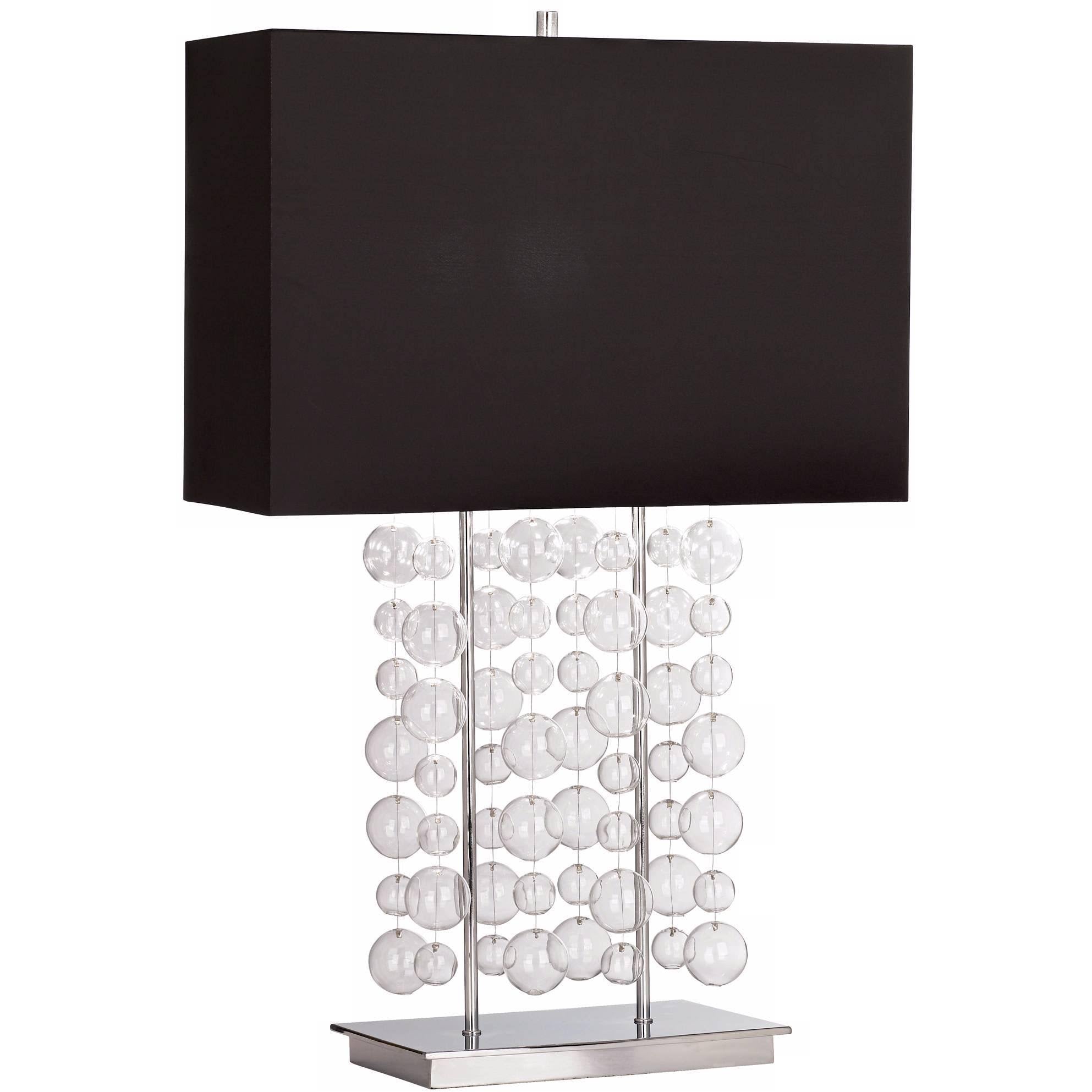 Clear Bubble Cascade Table Lamp R9058