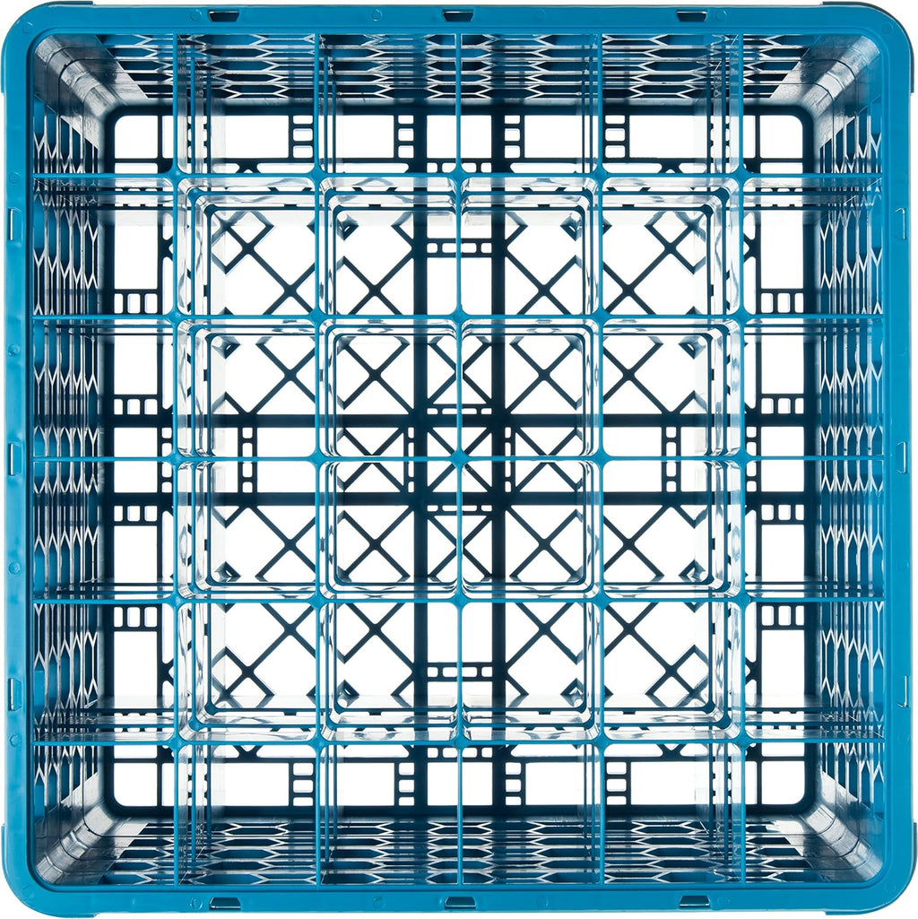 9-Compartment Glass Rack with 3 Extenders, Blue, Pack of 2 Q84076