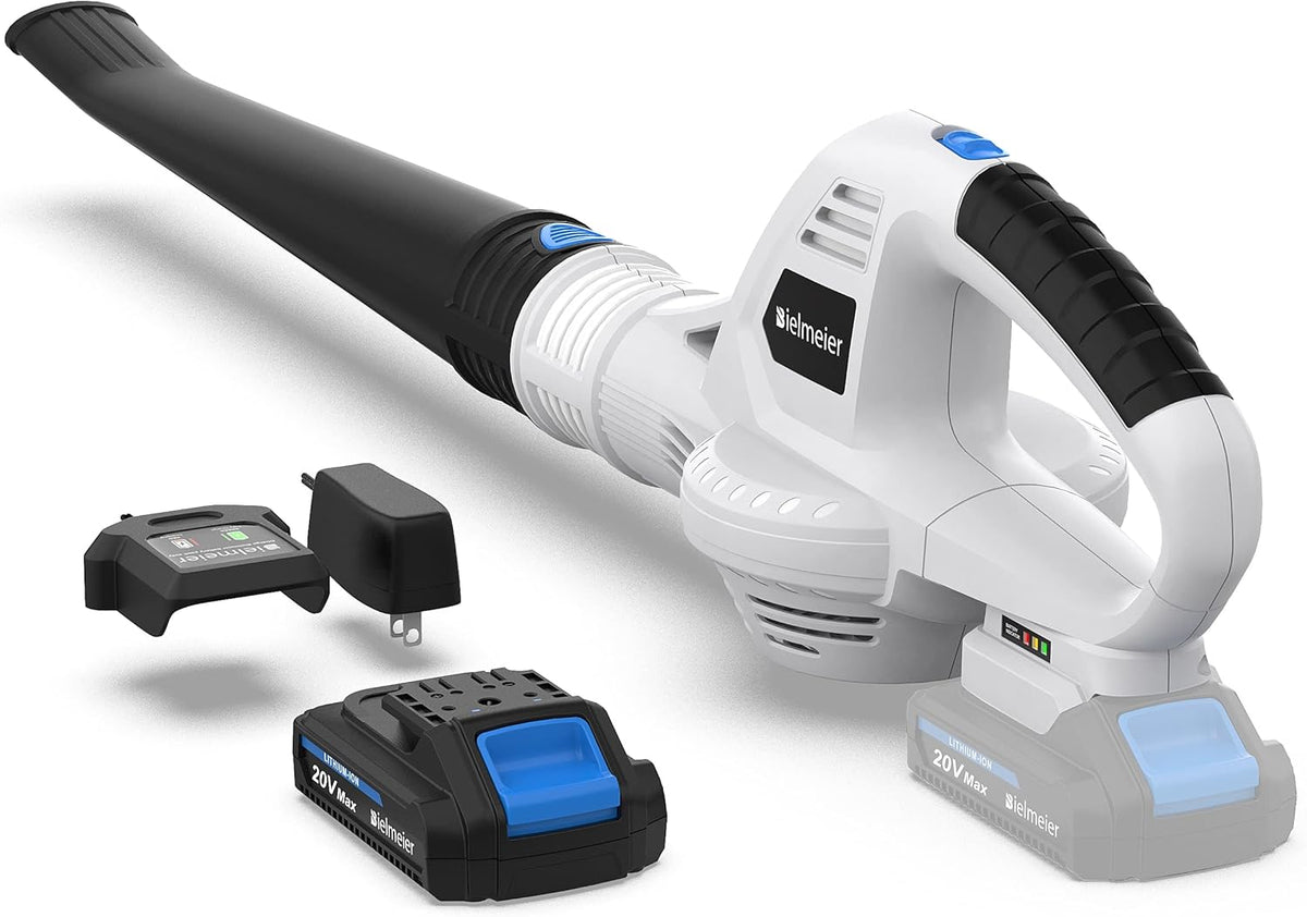 Cordless Electric Leaf Blower with 2.0 Ah Battery & Charger E321