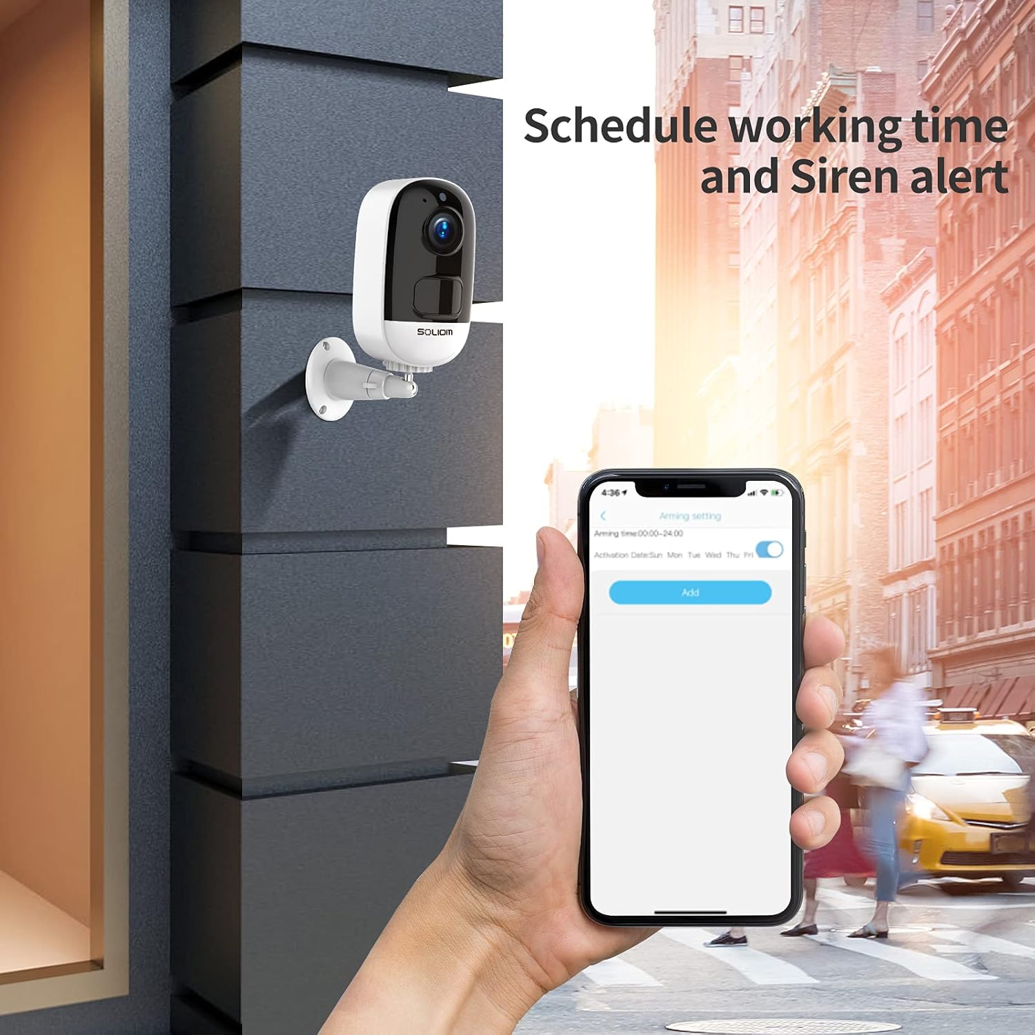 1080P WiFi Security Camera with Night Vision and 2-Way Audio U2325