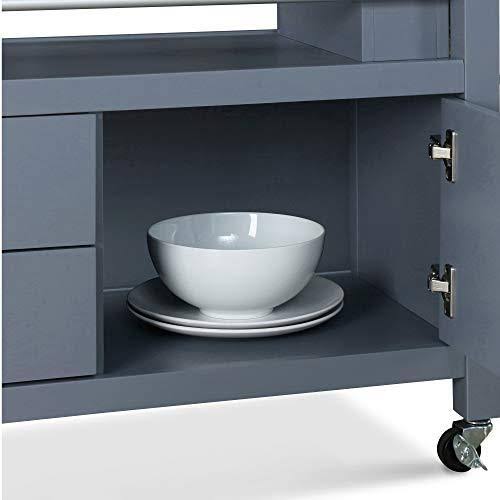 Gray Kitchen Cart B1310