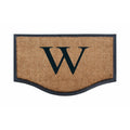 Black/Beige Rubber and Coir Non-Slip Extra Large Door Mat R876