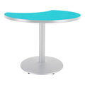 Crescent Pedestal Cafe Table with Round Base K788304
