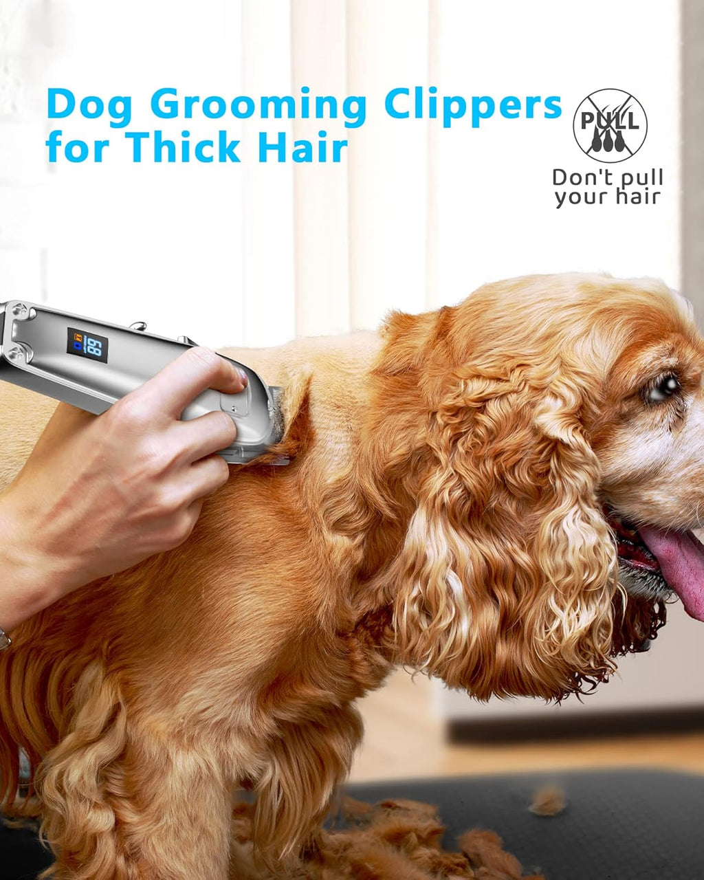 2 Speed Cordless Dog Grooming Clippers with Metal Blade, Pack of 2 K5099